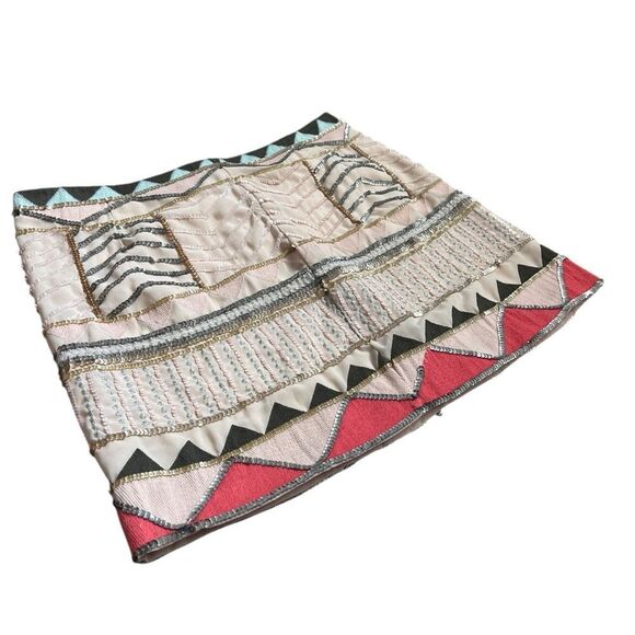 SANCTUARY Sequin Geometric Skirt Size S - Picture 2 of 8